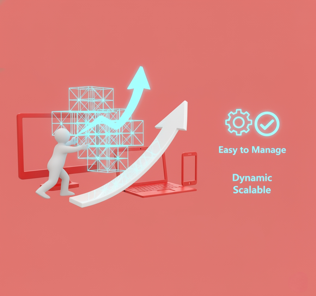 Scalable and dynamic website